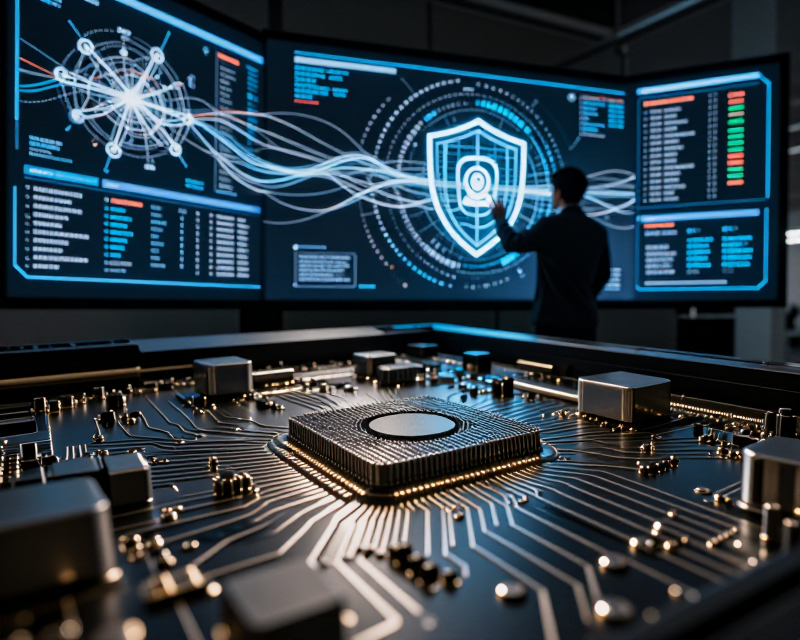 Cybersecurity Sovereign AI Concept