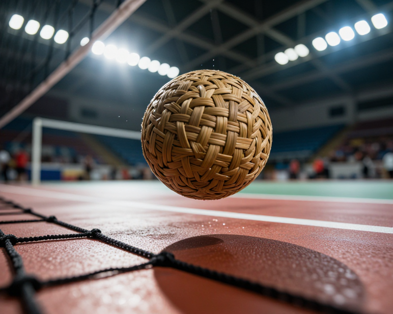 Sepaktakraw Action