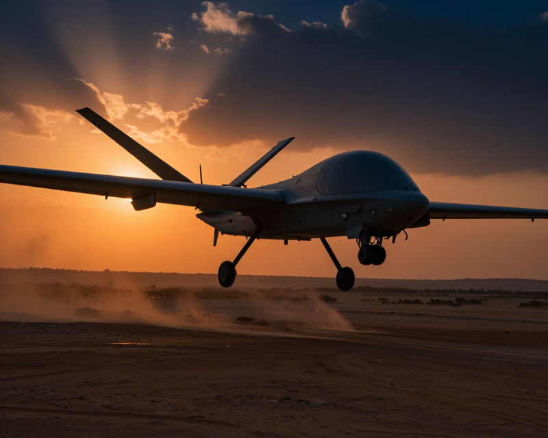 MQ-9 Reaper Drone in Conflict Zone