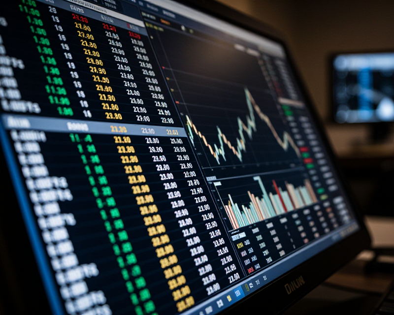 Financial Market Data Display