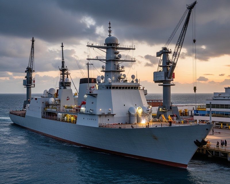 Cinematic Naval Shipbuilding