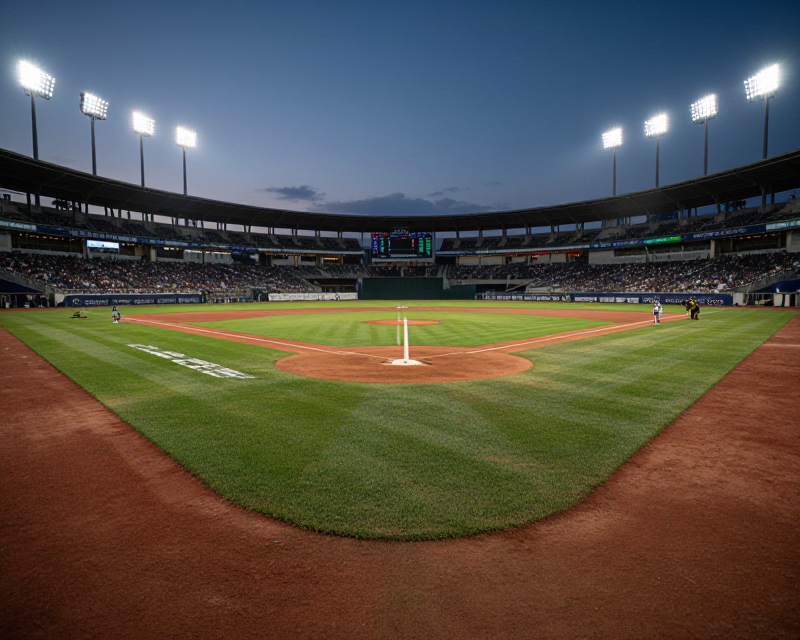 Baseball Stadium at Twilight