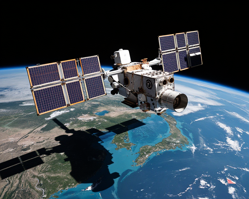 Satellite Orbiting Earth
