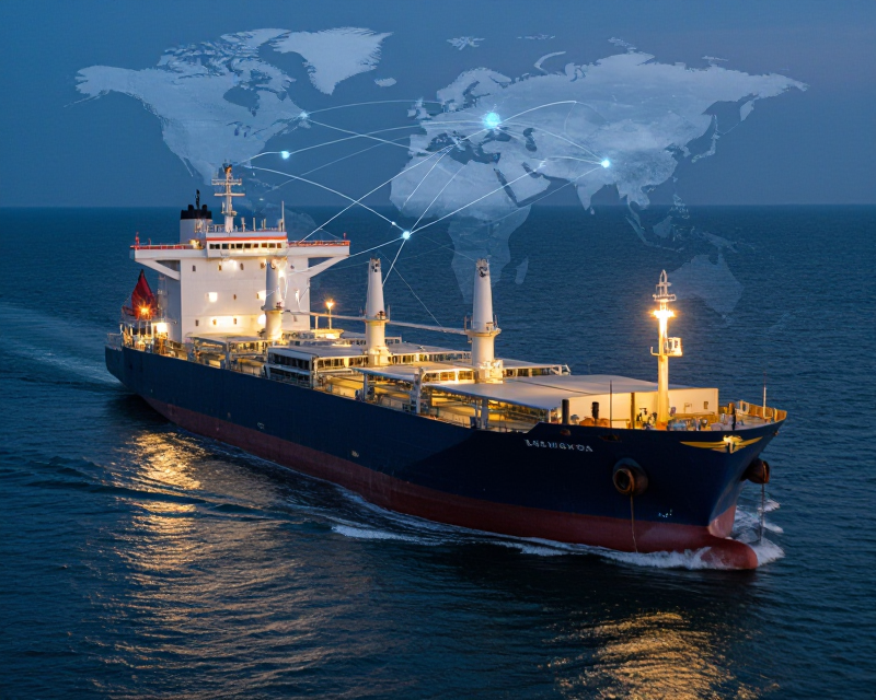 Global Supply Chain and Energy Security Concept