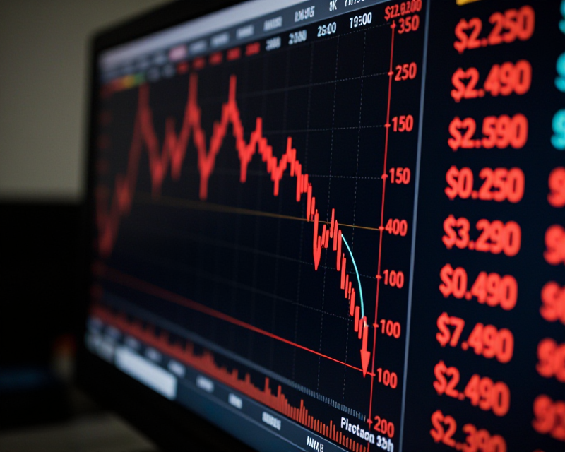 Stock Market Decline Visual