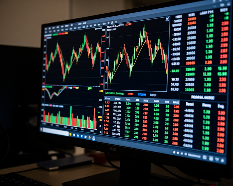 Financial Market Data Display